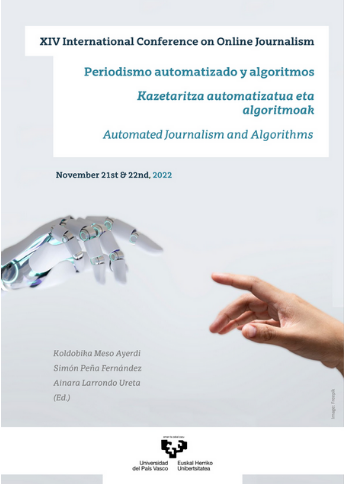 Imagen de portada del libro Periodismo automatizado y algoritmos