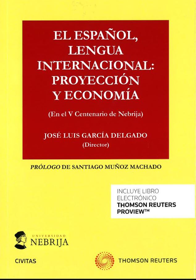 Imagen de portada del libro El Español, lengua internacional