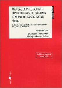 Imagen de portada del libro Manual sobre prestaciones contributivas del régimen general de la seguridad social