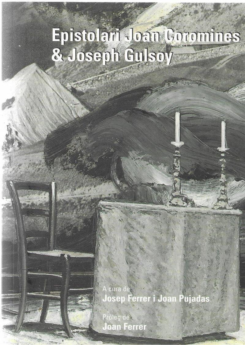 Imagen de portada del libro Epistolari Joan Coromines & Joseph Gulsoy