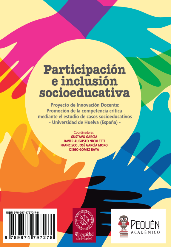 Imagen de portada del libro Participación e inclusión socioeducativa. Proyecto innovación docente