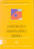 Imagen de portada del libro La historia de la filosofía jurídica española