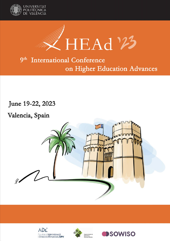 Imagen de portada del libro 9th International Conference on Higher Education Advances (HEAd'23)
