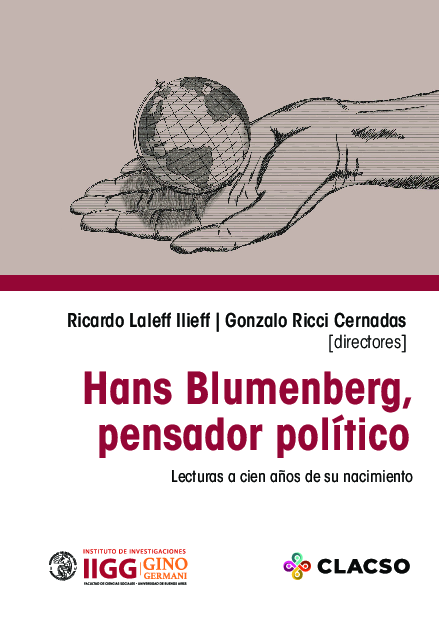 Imagen de portada del libro Hans Blumenberg, pensador político