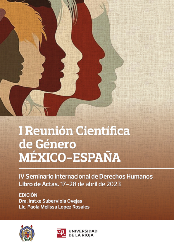Imagen de portada del libro I Reunión Científica de Género México-España : IV Seminario Internacional de Derechos Humanos