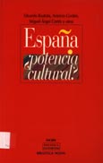 Imagen de portada del libro España, ¿potencia cultural?