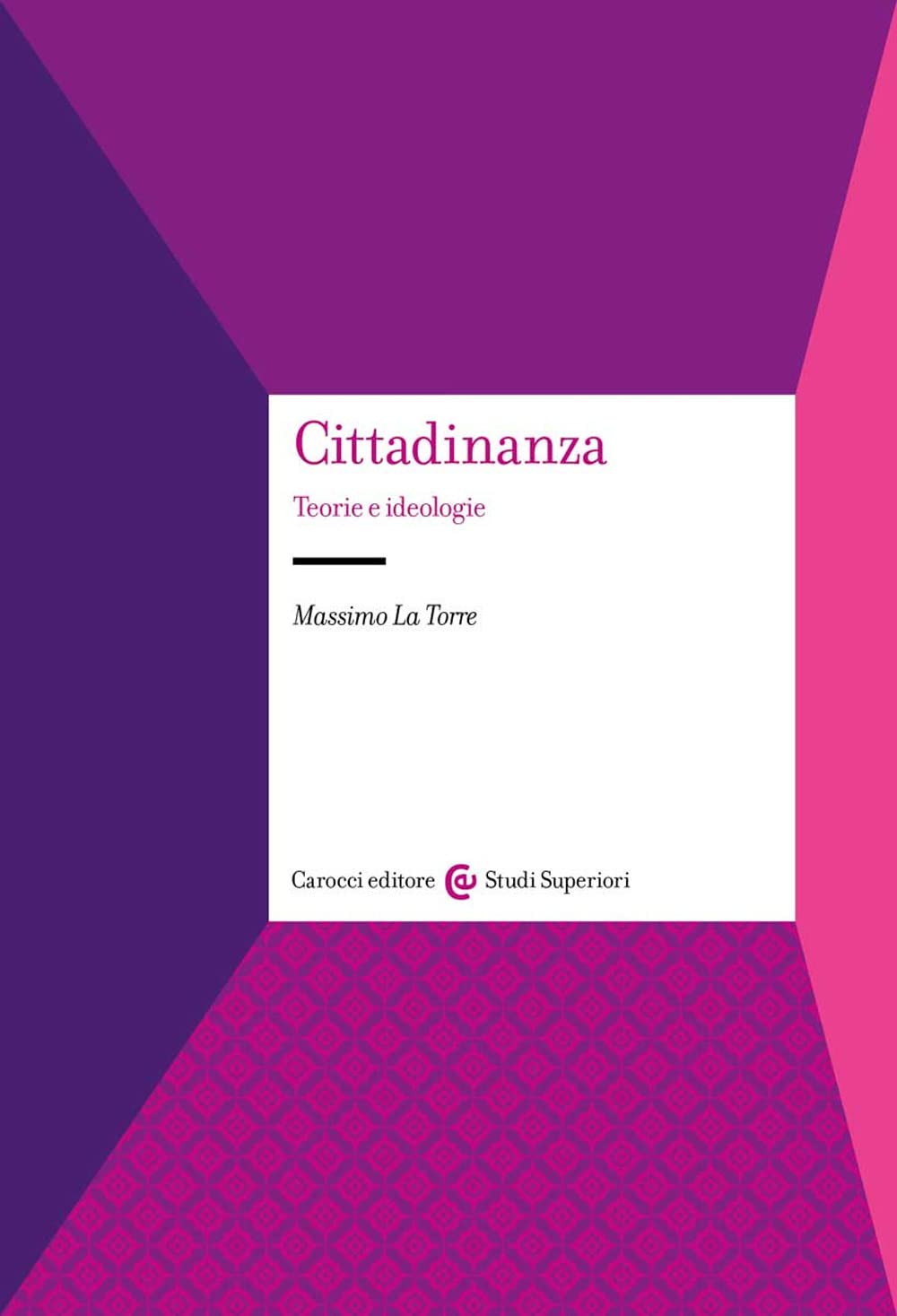Imagen de portada del libro Cittadinanza. Teorie e ideologie