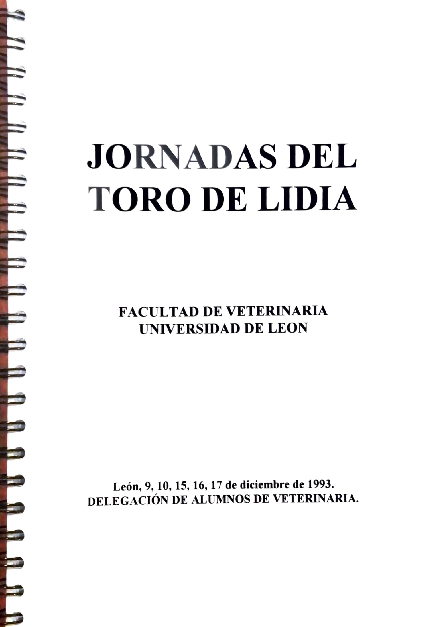 Imagen de portada del libro Jornadas del Toro de Lidia