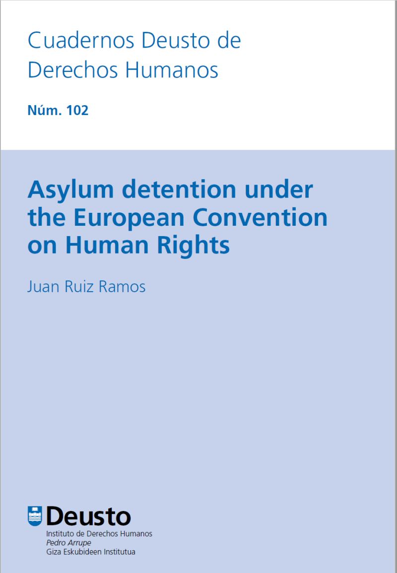 Imagen de portada del libro Asylum detention under the European Convention on Human Rights