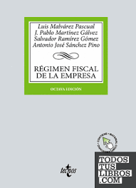 Imagen de portada del libro Régimen fiscal de la empresa