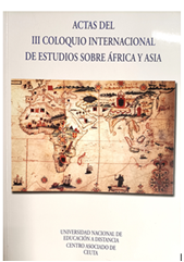 Imagen de portada del libro Actas del III Coloquio Internacional de Estudios sobre África y Asia