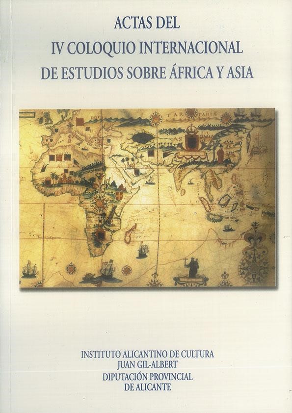 Imagen de portada del libro Actas del IV Coloquio Internacional de Estudios sobre África y Asia