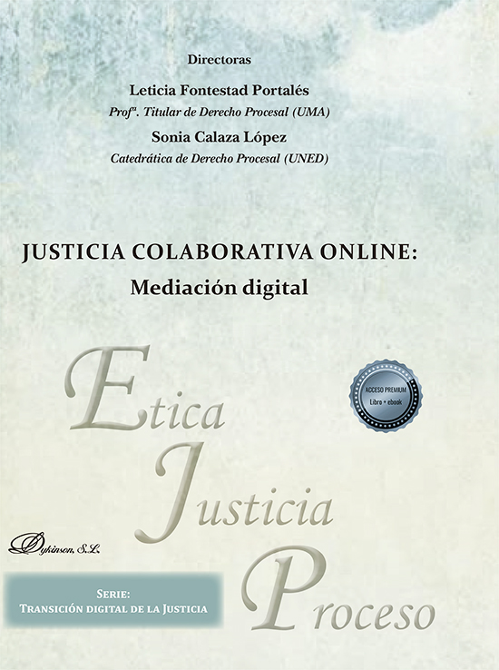 Imagen de portada del libro Justicia colaborativa online: mediación digital