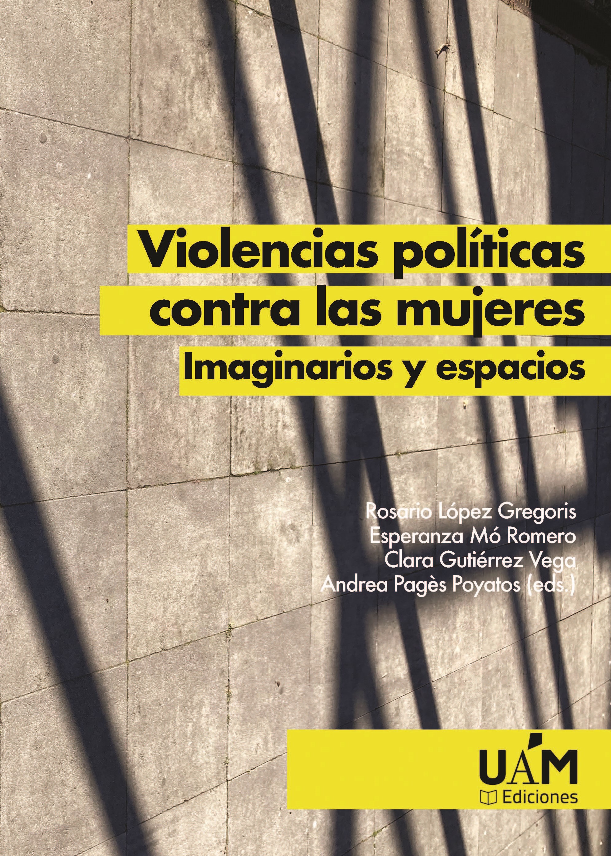 Imagen de portada del libro Violencias políticas contra las mujeres. Imaginarios y espacios