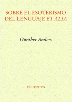 Imagen de portada del libro Sobre el esoterismo del lenguaje et alia