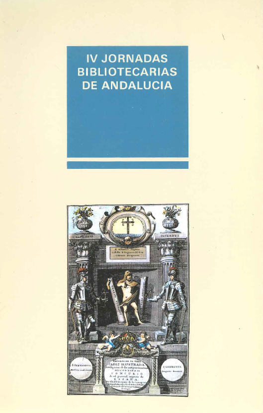 Imagen de portada del libro IV Jornadas Bibliotecarias de Andalucía