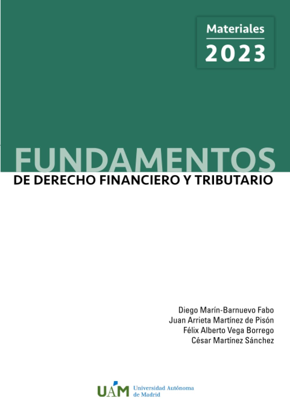 Imagen de portada del libro Fundamentos de derecho financiero y tributario
