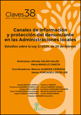 Imagen de portada del libro Canales de información y protección del denunciante en las Administraciones locales