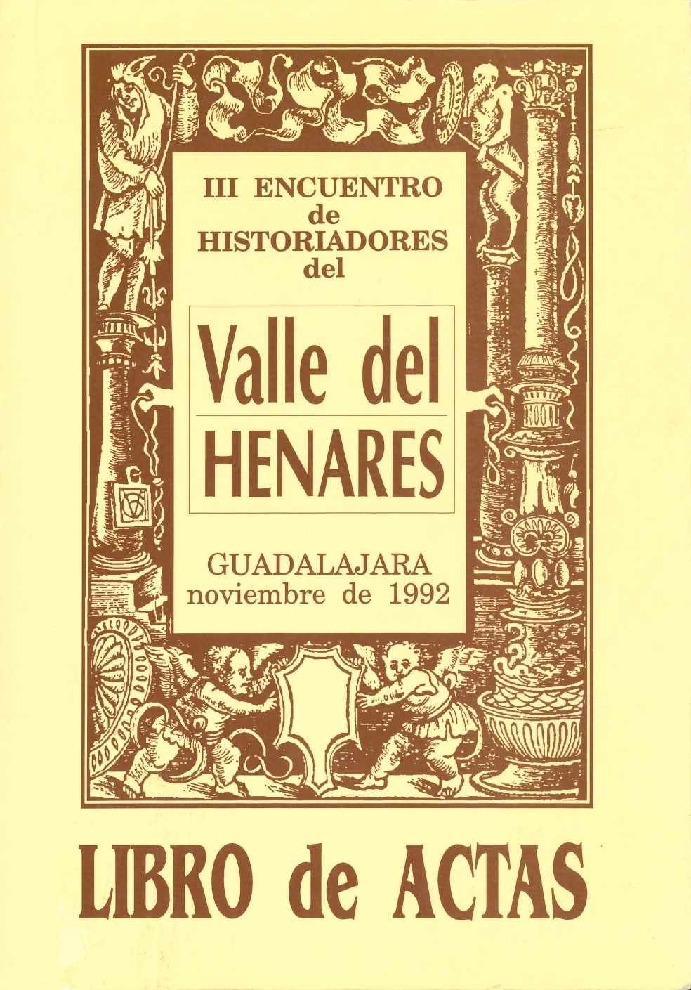 Imagen de portada del libro III Encuentro de Historiadores del Valle del Henares