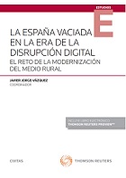 Imagen de portada del libro La España vaciada en la era de la disrupción digital