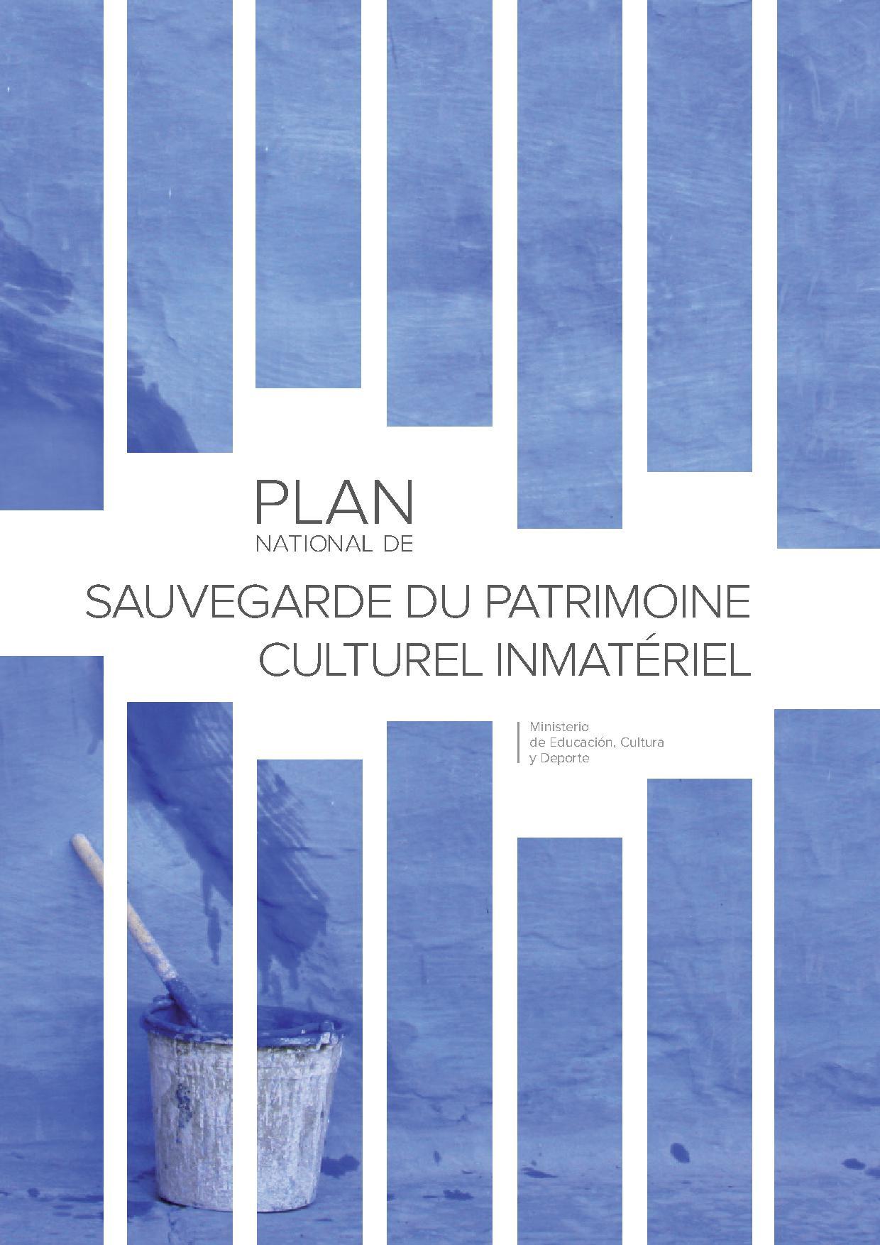 Imagen de portada del libro Plan National de Sauvegarde du Patrimoine Culturel Inmatériel