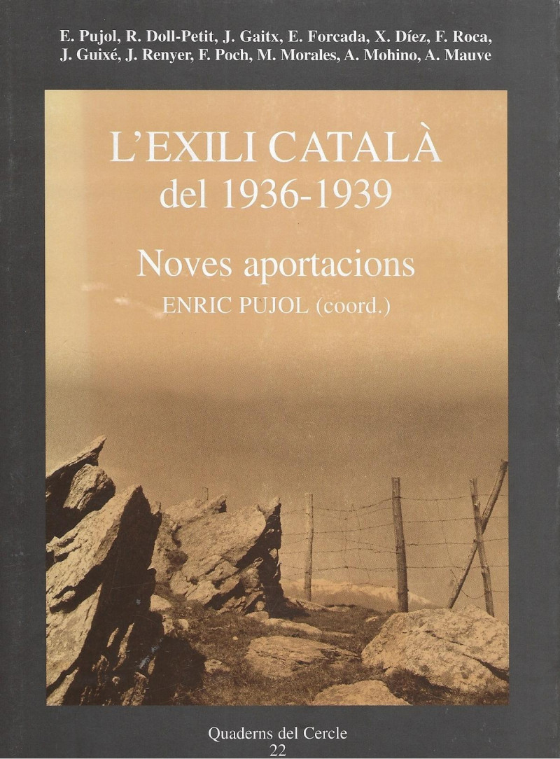 Imagen de portada del libro Noves aportacions sobre l'exili català del 1936-39