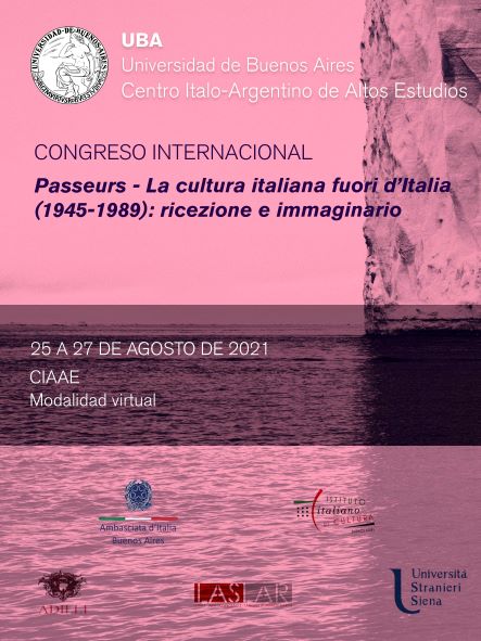 Imagen de portada del libro Passeurs. La literatura italiana fuera de Italia (1945-1989). Recepción e imaginario
