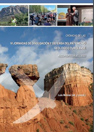 Imagen de portada del libro VI Jornadas de Divulgación y Defensa del Patrimonio Geológico Turolense