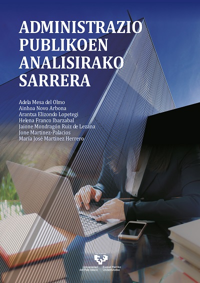 Imagen de portada del libro Administrazio publikoen analisirako sarrera