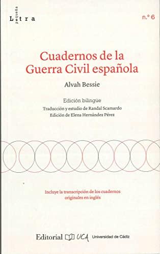 Imagen de portada del libro Cuadernos de la Guerra Civil española