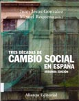 Imagen de portada del libro Tres décadas de cambio social en España
