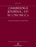 Imagen de portada de la revista Cambridge journal of economics