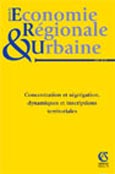 Imagen de portada de la revista Revue d'economie regionale et urbaine