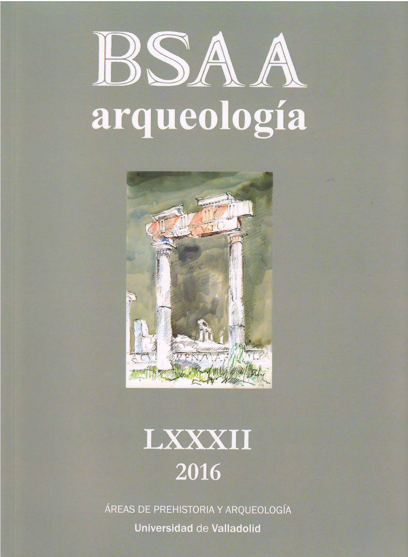 Imagen de portada de la revista BSAA Arqueología