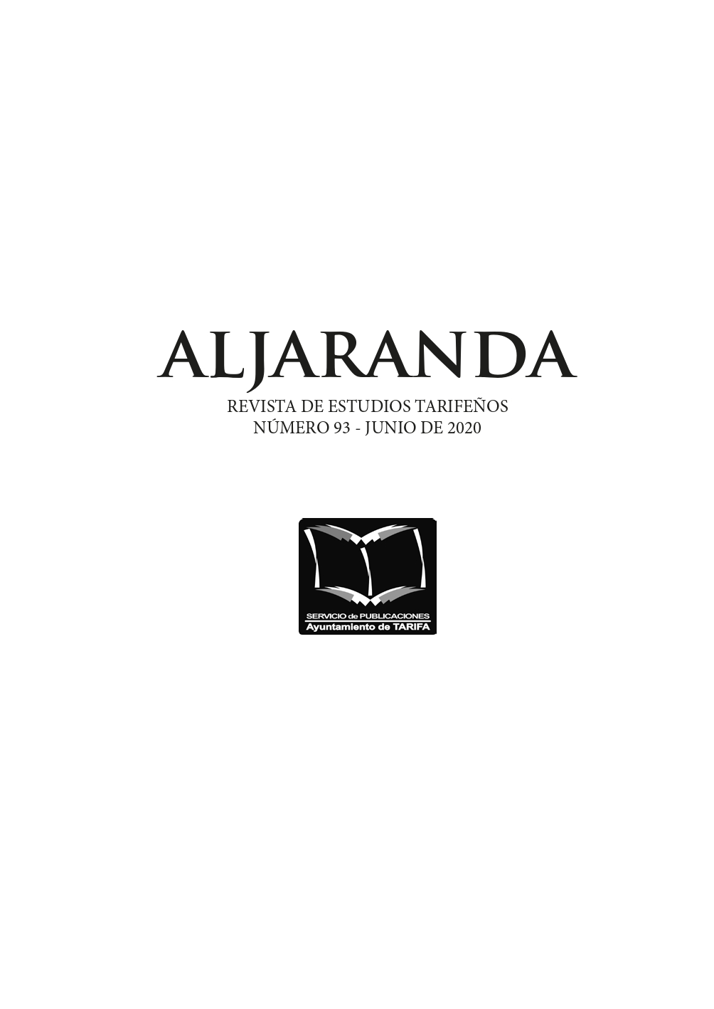 Imagen de portada de la revista Aljaranda