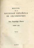 Imagen de portada de la revista Boletín de la Sociedad Española de Excursiones