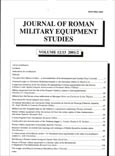 Imagen de portada de la revista Journal of roman military equipment studies