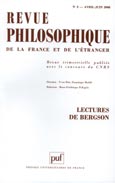 Imagen de portada de la revista Revue philosophique de la France et de l'etranger