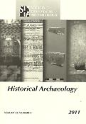 Imagen de portada de la revista Historical Archaeology