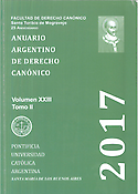 Imagen de portada de la revista Anuario argentino de derecho canónico