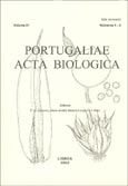Imagen de portada de la revista Portugaliae Acta Biologica