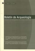 Imagen de portada de la revista Boletín de arqueología