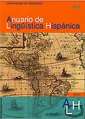Imagen de portada de la revista Anuario de Lingüística Hispánica