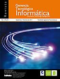 Imagen de portada de la revista Gerencia Tecnológica Informática