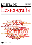 Imagen de portada de la revista Revista de lexicografía