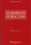 Imagen de portada de la revista European public law