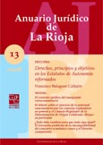 Imagen de portada de la revista Anuario jurídico de La Rioja