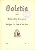 Imagen de portada de la revista Boletín de la Asociación Española de Amigos de los Castillos