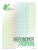 Imagen de portada de la revista Agronomía Tropical
