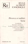 Imagen de portada de la revista Revue de droit canonique